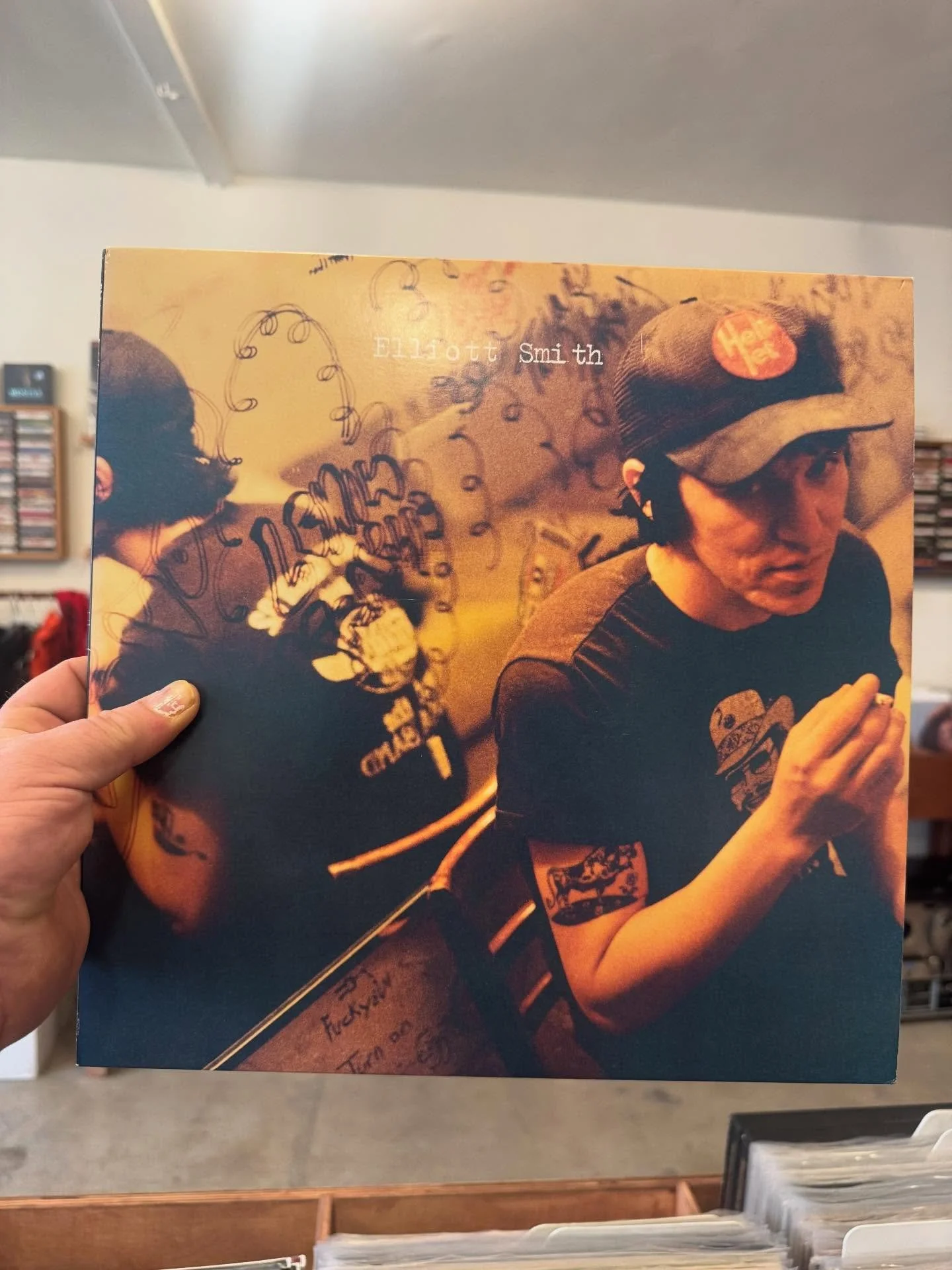 2002 reissue w/ insert.  #elliottsmith #records #eaglerock #vinyl #vinylcollector
