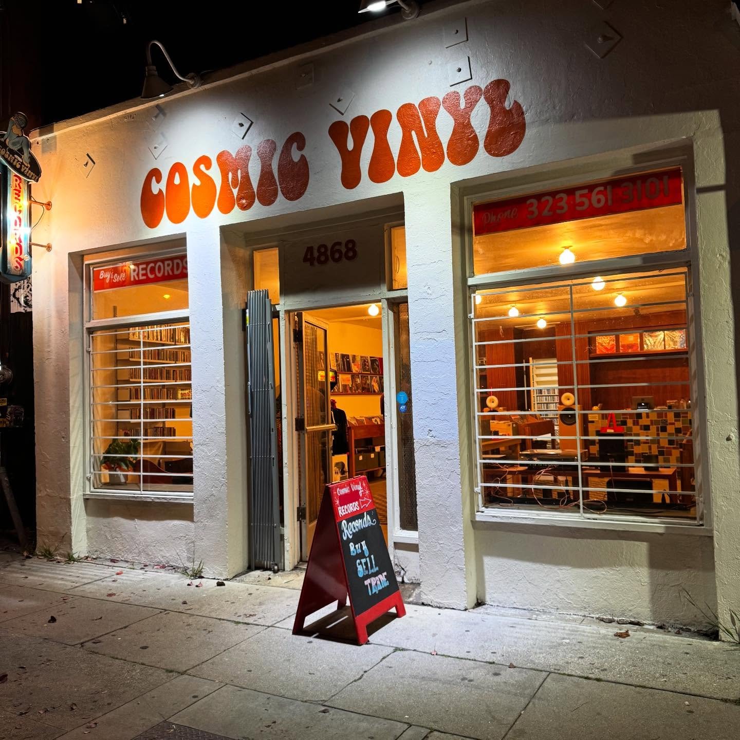 Open until 9pm! Lots of killer stuff in the bins and walls. Come dig!  #vinyl #eaglerock #records #vinyljunkie #recordshop