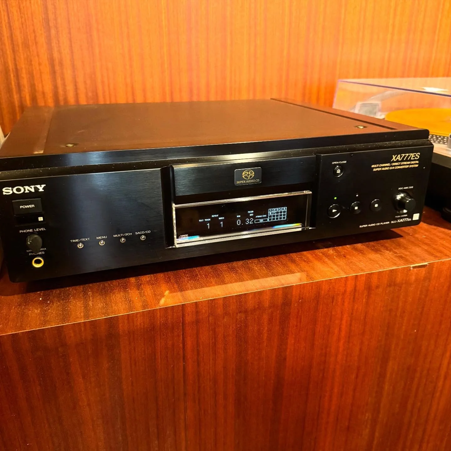 Just picked up a beautiful Sony XA777ES CD player and KEF XQ40 speakers. Stop by and take a listen.