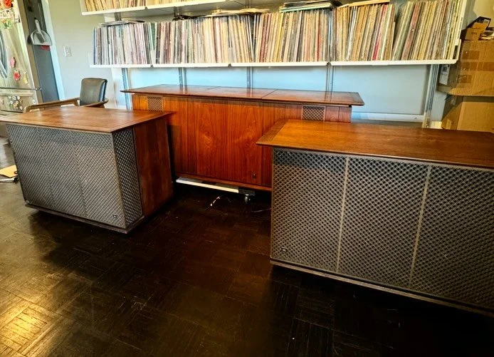 Ready for its forever home. JBL C50 Olympus S8R Speakers + JBL C58 Delphi Cabinet System All Original. DM for details