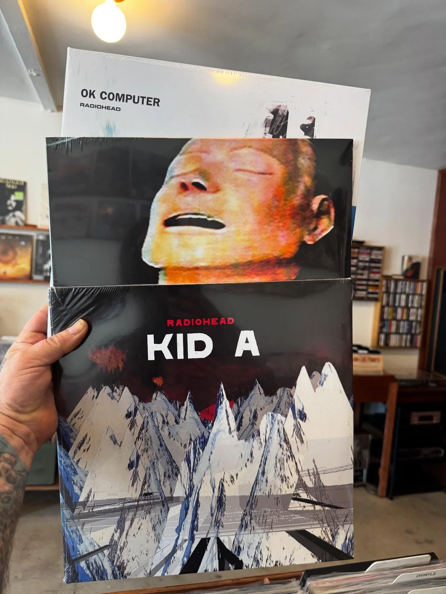 Out now some Radiohead reissues.  #vinyl #records# radiohead #recordcollector #eaglerock
