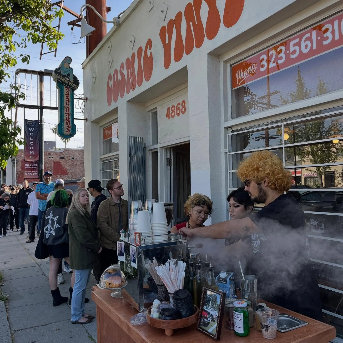 Thanks to everyone who came through and supported the shop today, for Record Store Day!  We appreciate all of you. More good stuff hitting the bins tomorrow morning. And thank you @failingcoffeeco for showing up so early and providing beverages. 📷 @