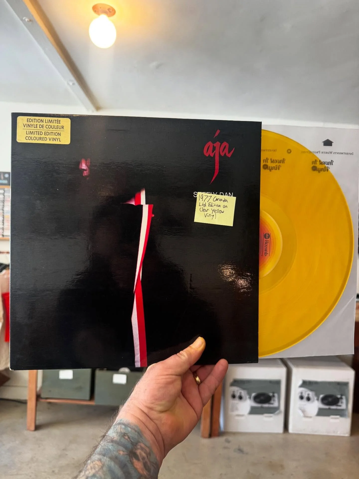 OG 1977 Canadian press on yellow vinyl. Out tomorrow at 11am!  #vinyl #records #eaglerock #recordshop #vinyljunkie
