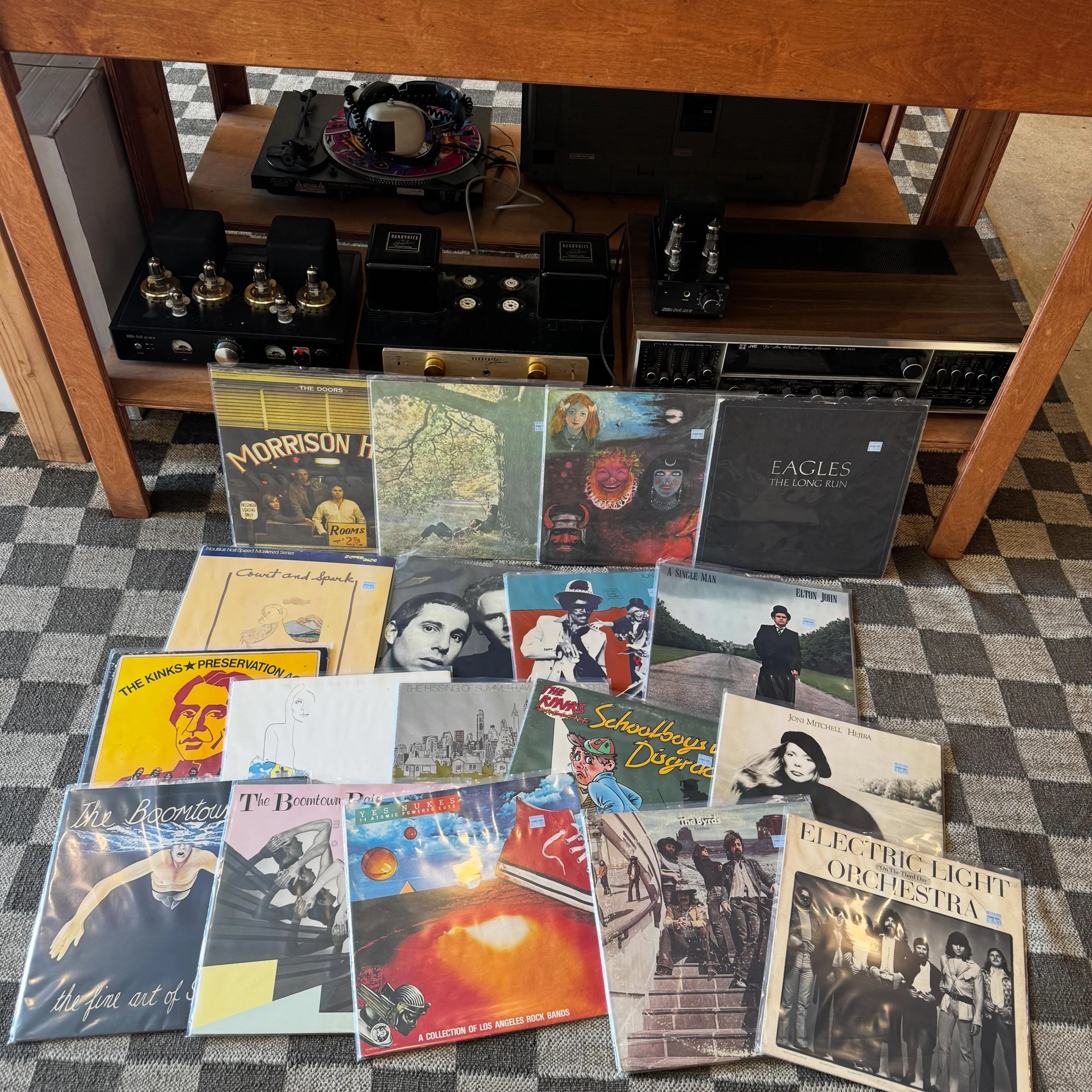 Restocking the new arrival bins and CD&rsquo;s.  #records #recordshop #vinyl #vinyljunkie