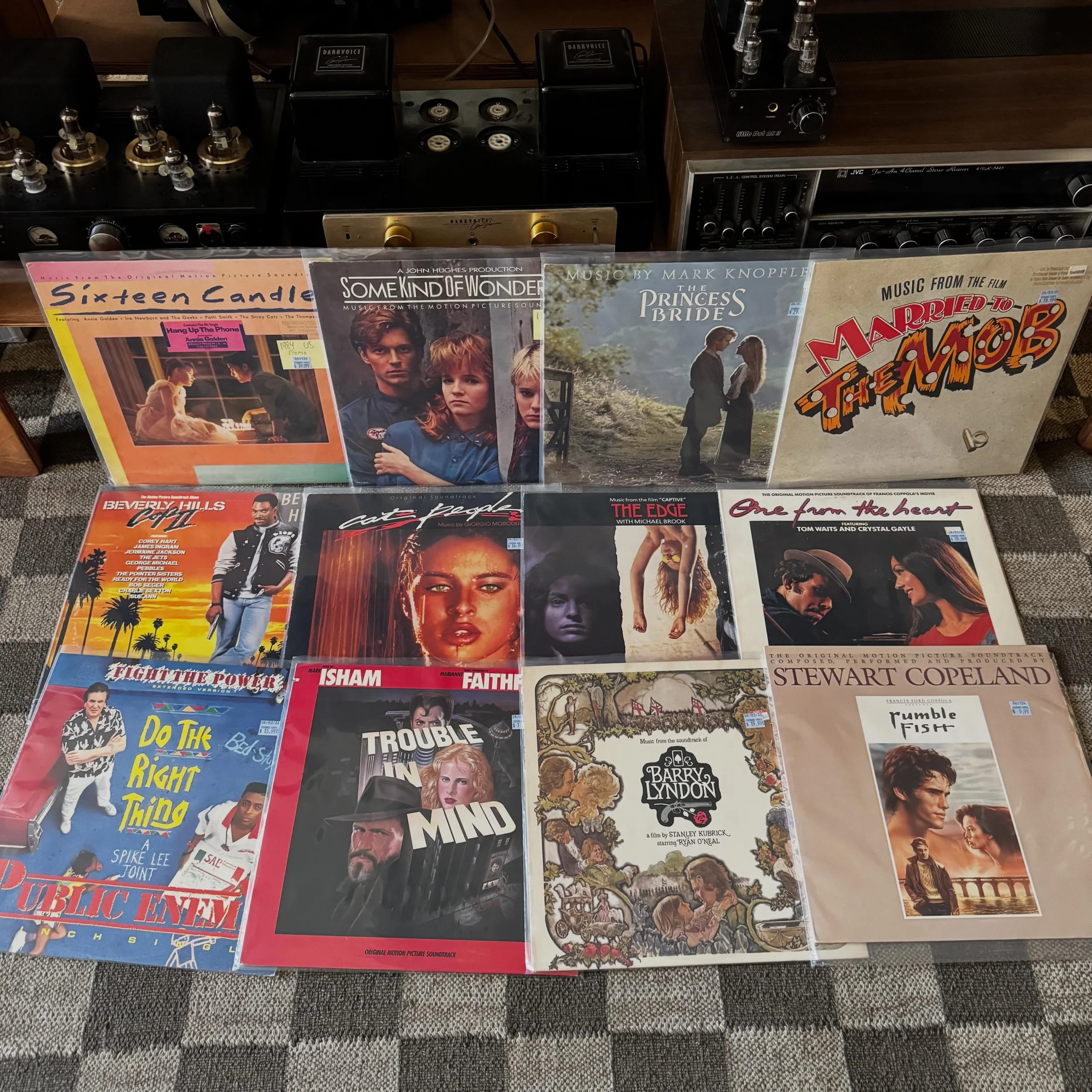 Lots of fresh new arrivals going out today at 12 o&rsquo;clock. One of my favorite soundtracks Married To The Mob, has some amazing artists on it like Brian Eno covering You Don&rsquo;t Miss Your Water, the Feelies, and so much more.  #vinyl #records