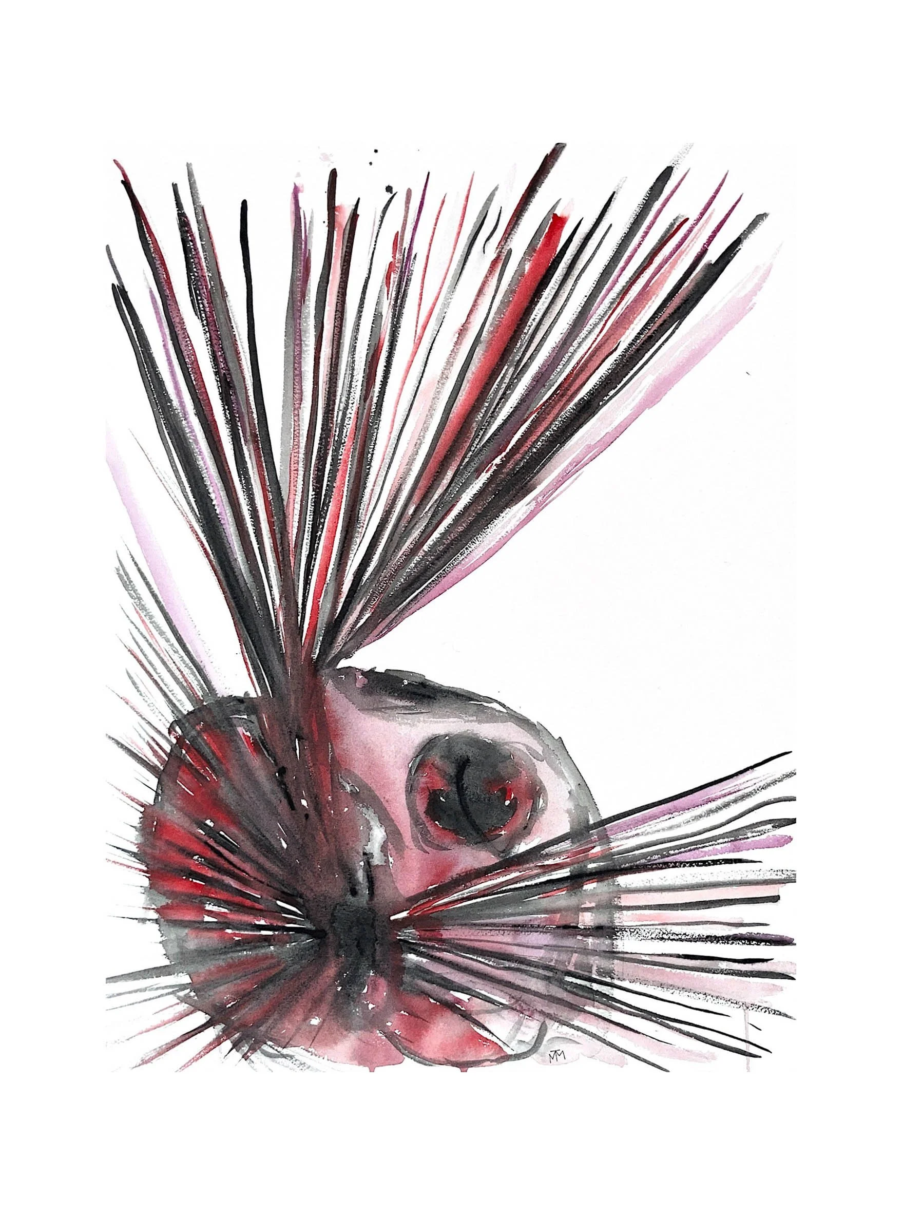 Closeness, Gouache & Watercolor, 61x46cm