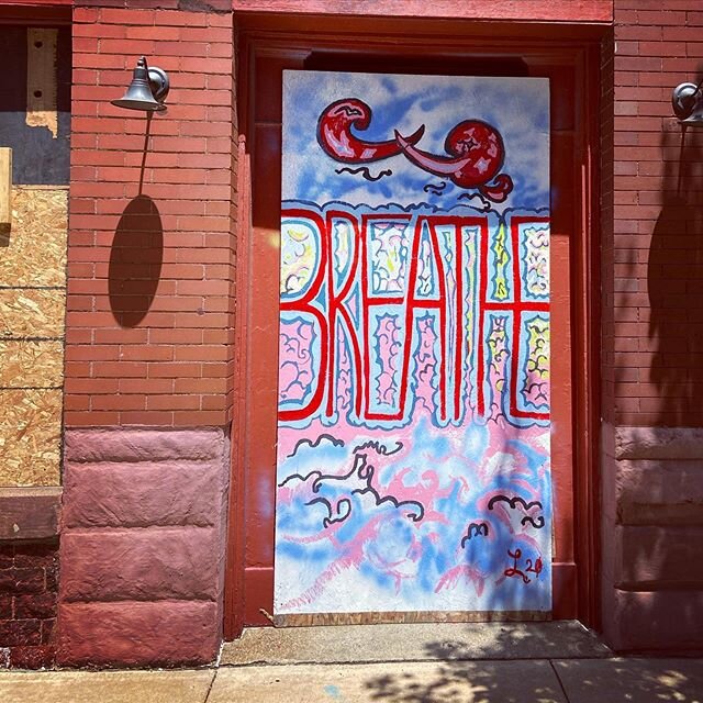 &ldquo;I found I could say things with color and shapes that I couldn&rsquo;t say any other way - things I had no words for.&rdquo; ~ Georgia O&rsquo;Keeffe

The past few days, artists have descended downtown to add beauty, voice and signs of hope to