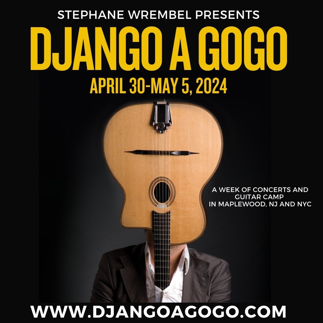 Tickets are selling fast for next week&rsquo;s Django a Gogo Music Festival! A limited number of 3-day passes are still available! 

Presented by Maplewood resident and heralded guitarist and composer, Stephane Wrembel, this festival brings some of t