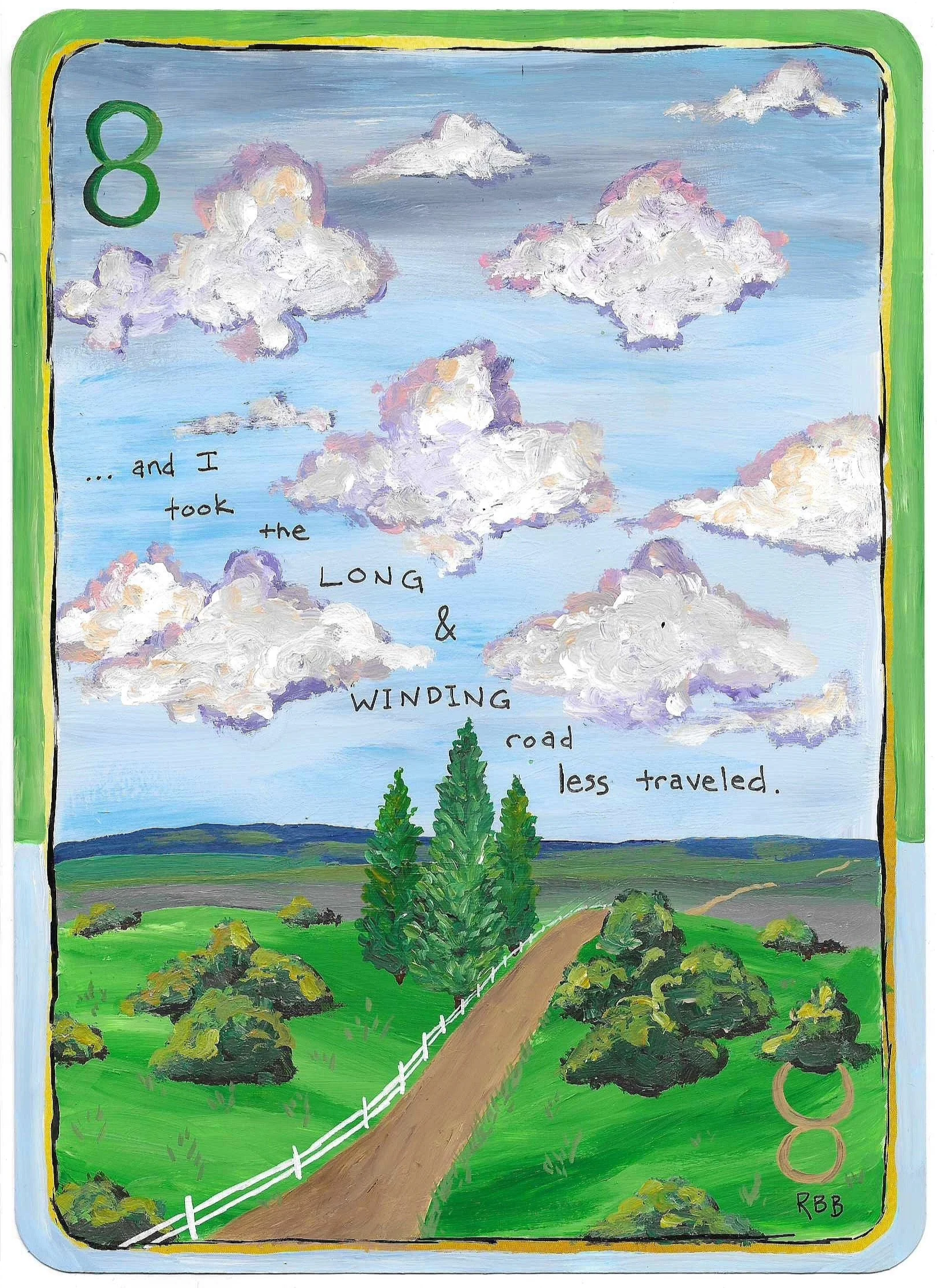 8 of Clubs - Dopamine Deck