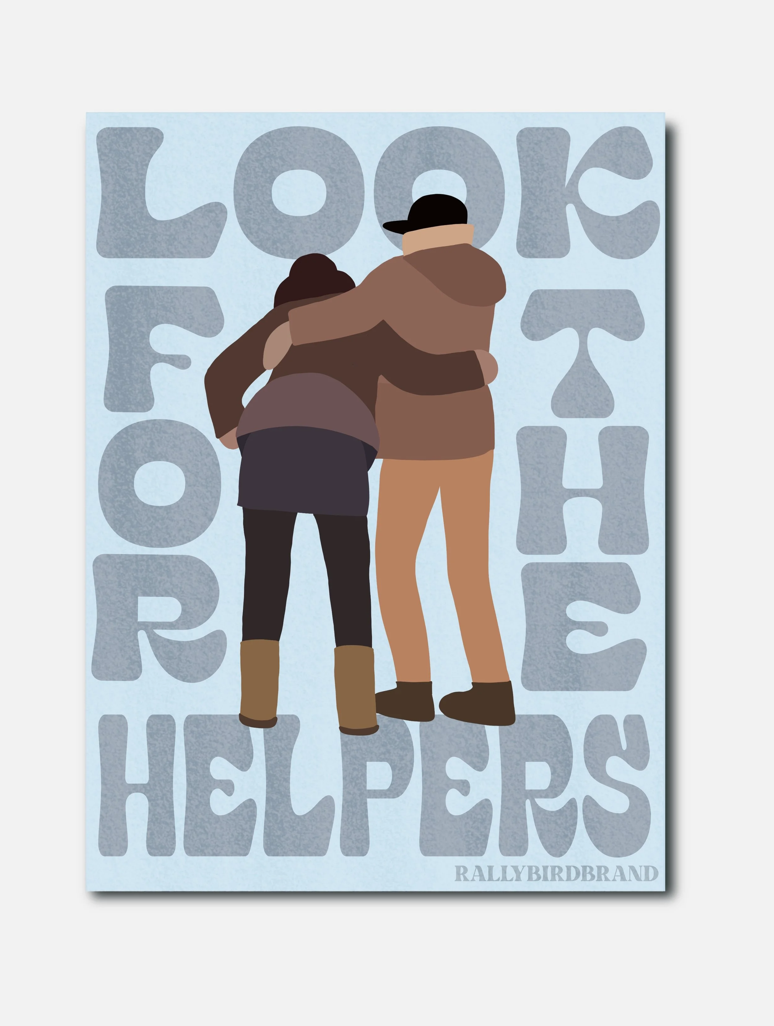 Look For the Helpers- sticker