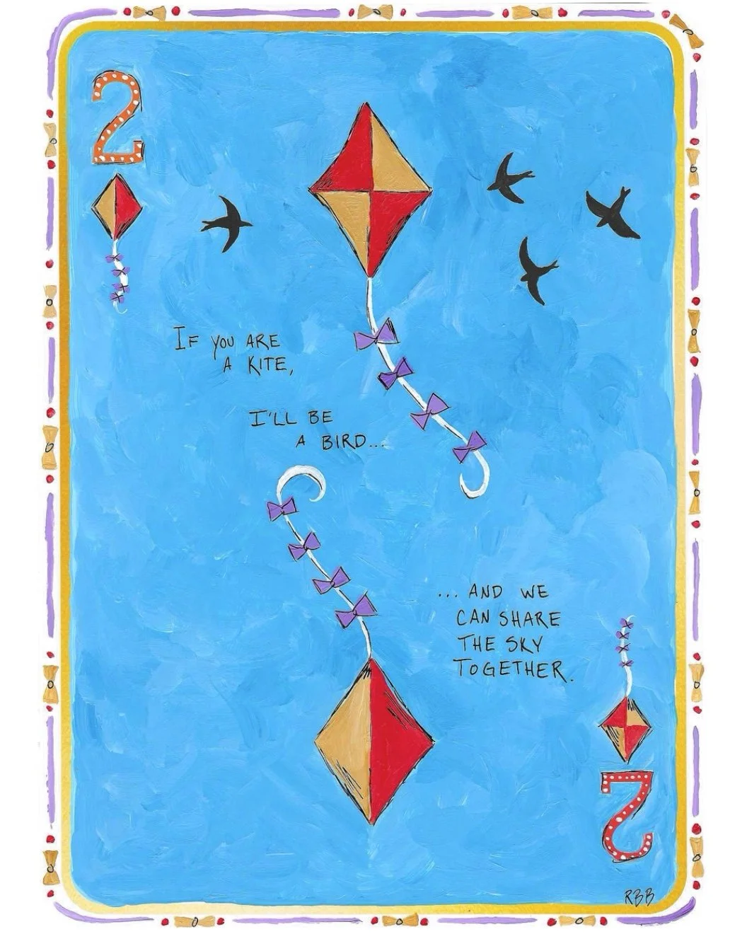 2 of Diamonds - Dopamine Deck