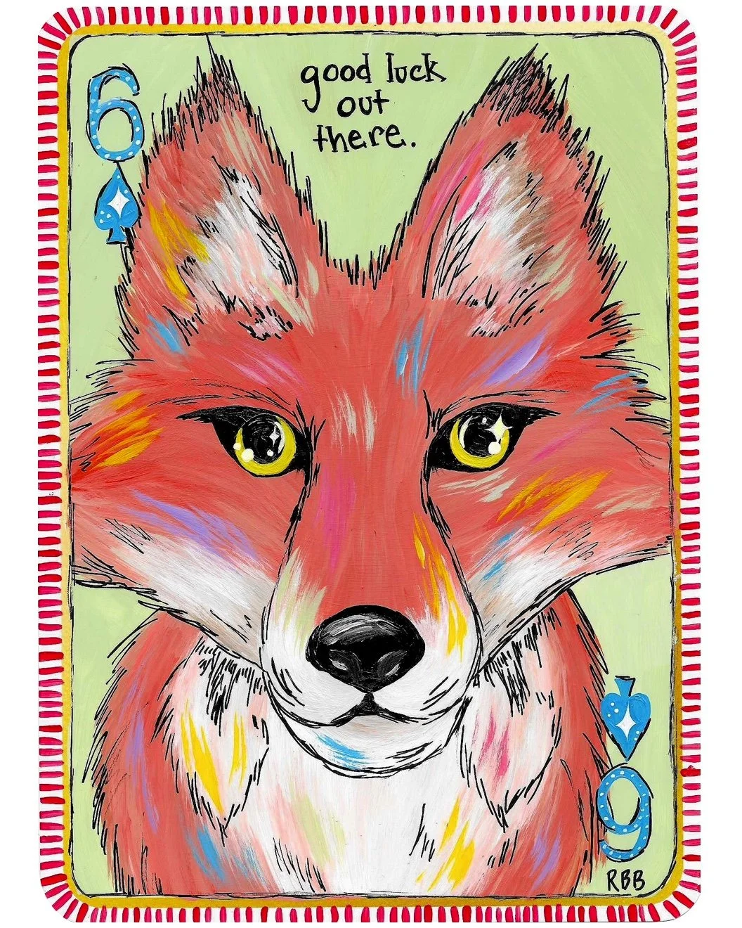 6 of Spades - Dopamine Deck