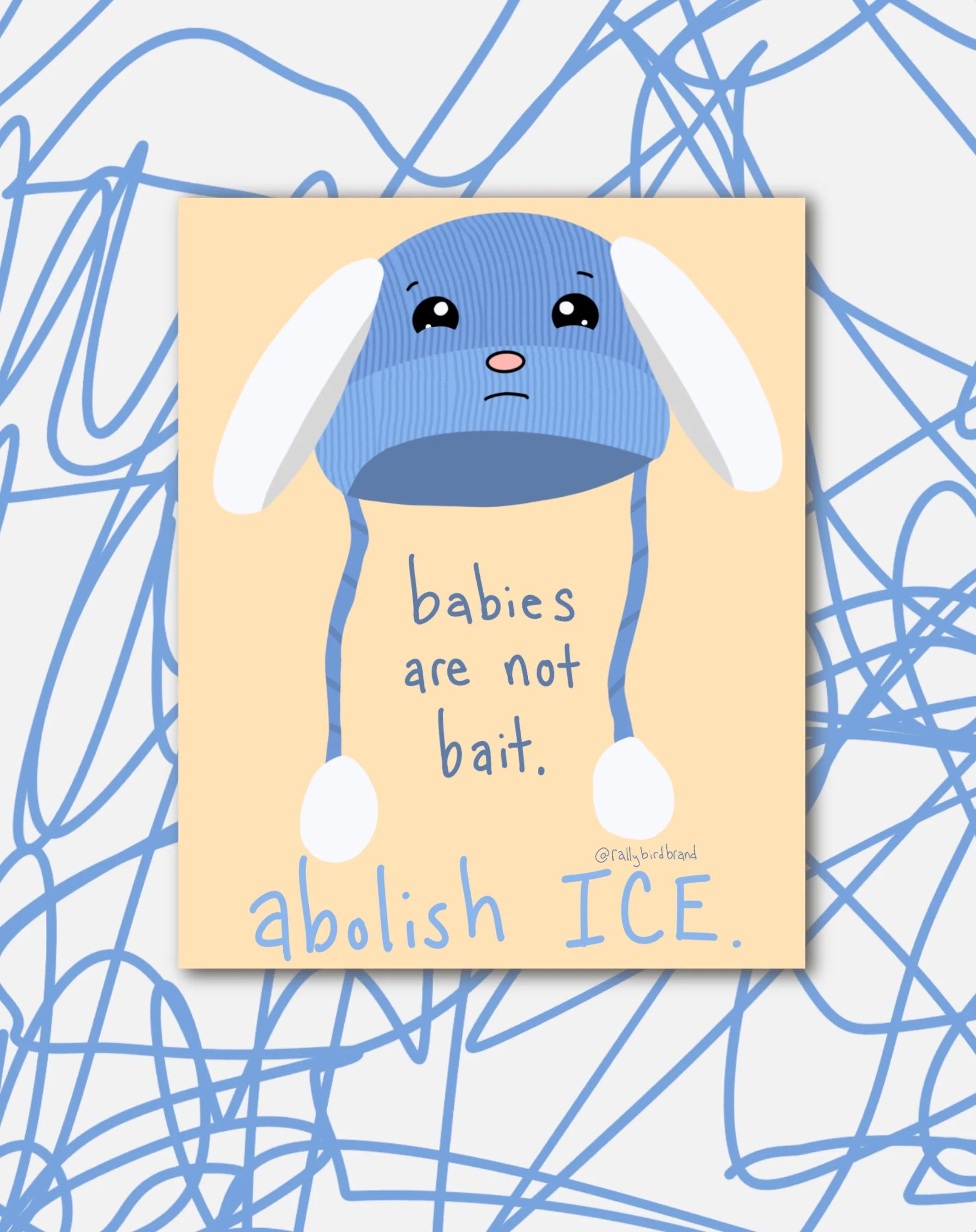 Babies Are Not Bait- sticker