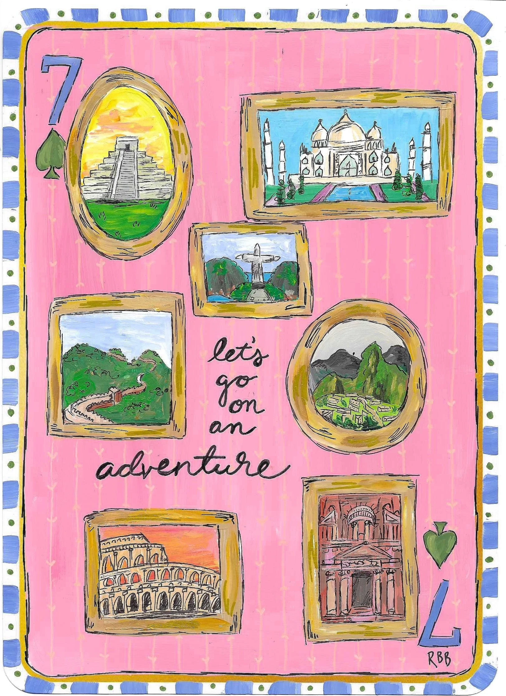 7 of Spades - Dopamine Deck