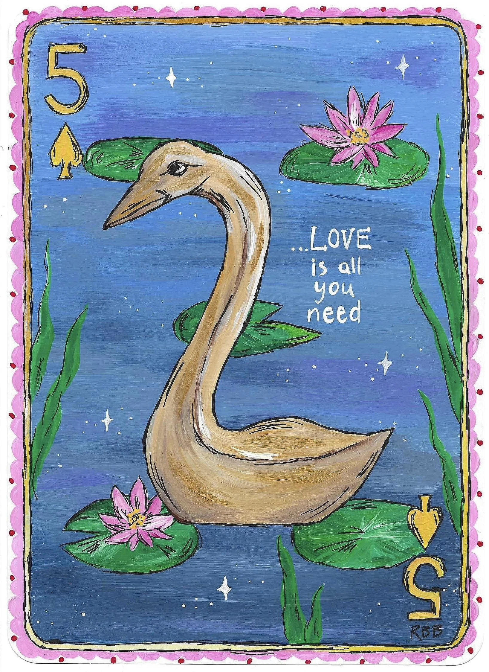 5 of Spades - Dopamine Deck