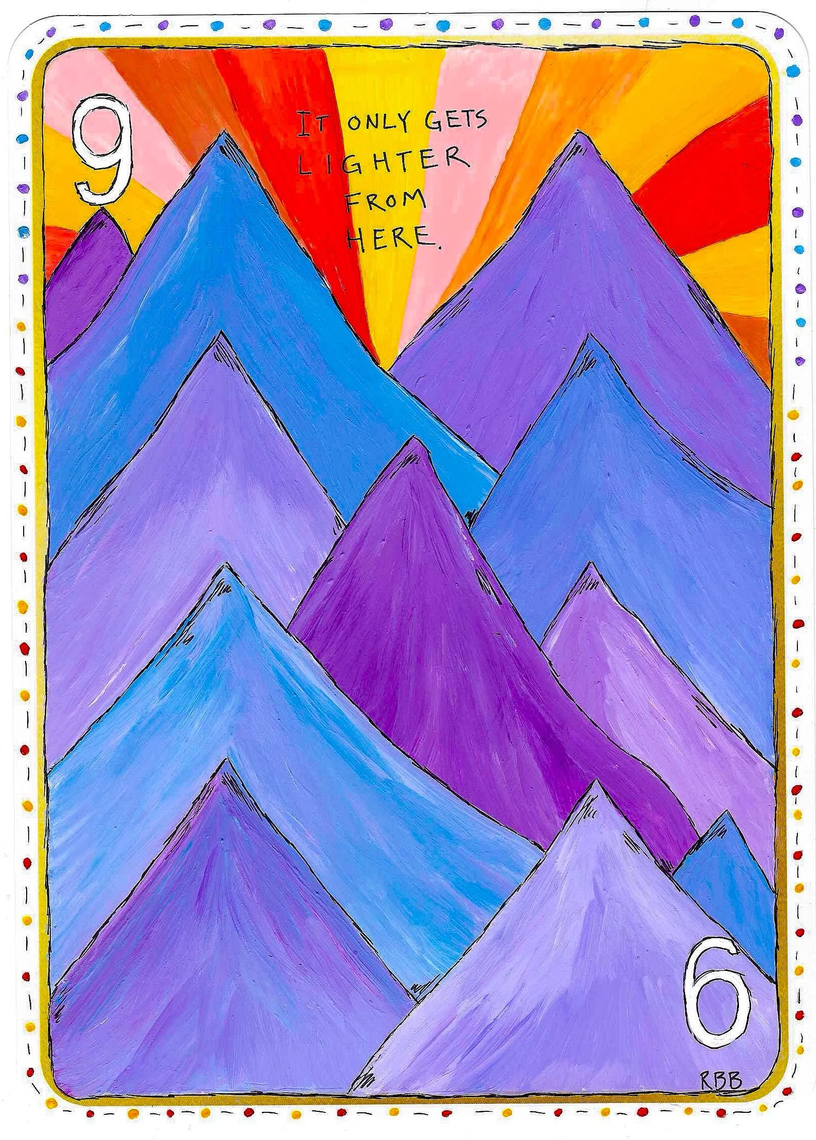 9 of Diamonds- Dopamine Deck