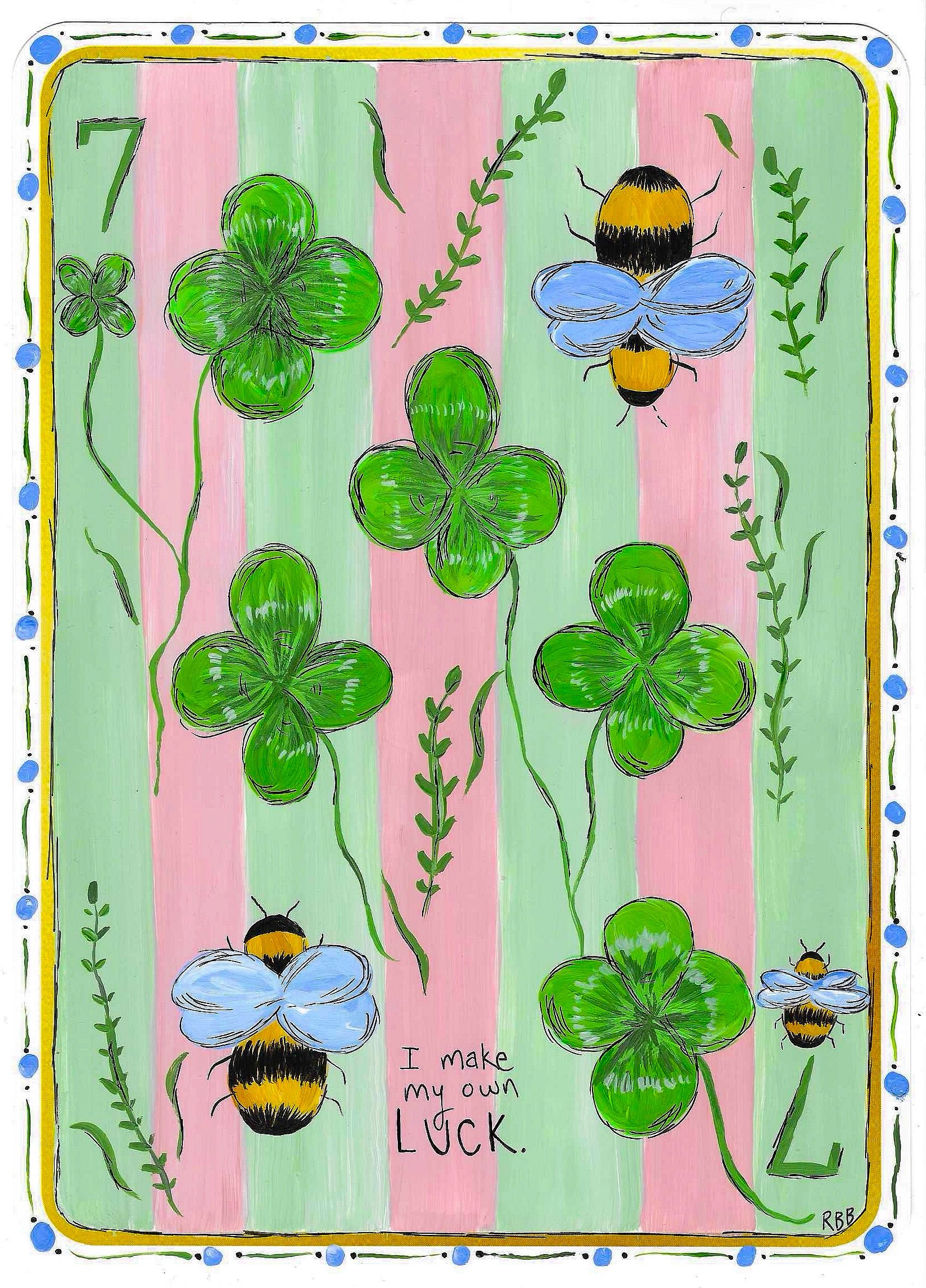 7 of Clubs- Dopamine Deck