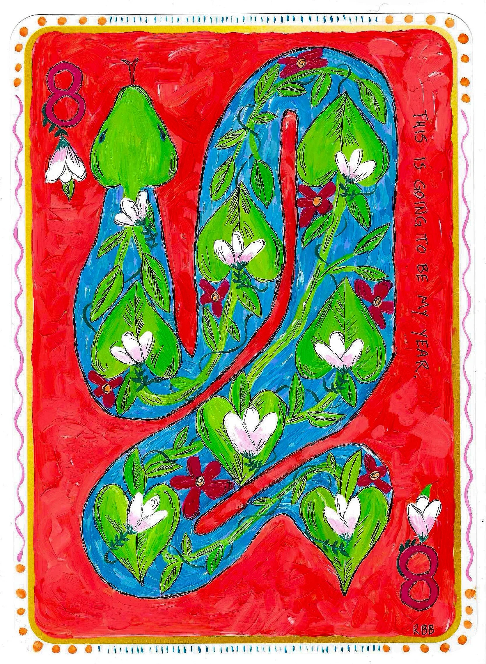 8 of Spades - Dopamine Deck