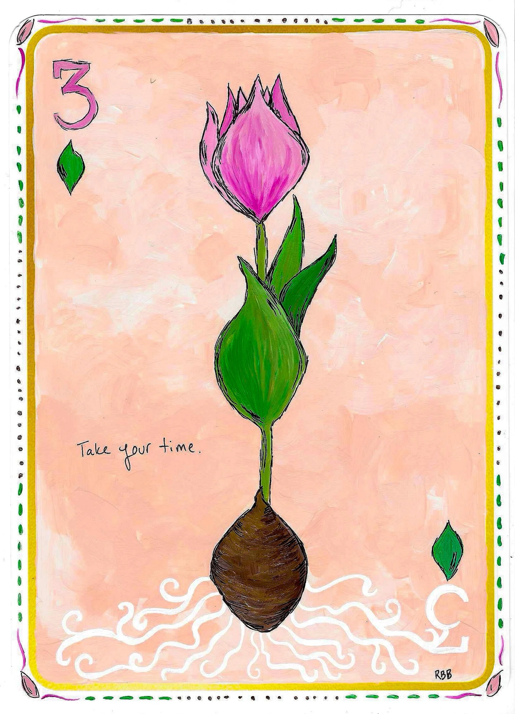 3 of Spades - Dopamine Deck