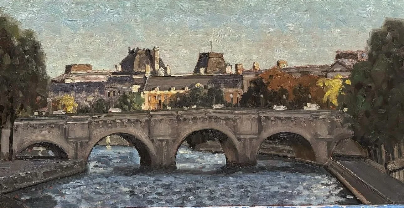 15. Morning at Pont Neuf, Paris
15 x 25 including frame
$2250 plus tax