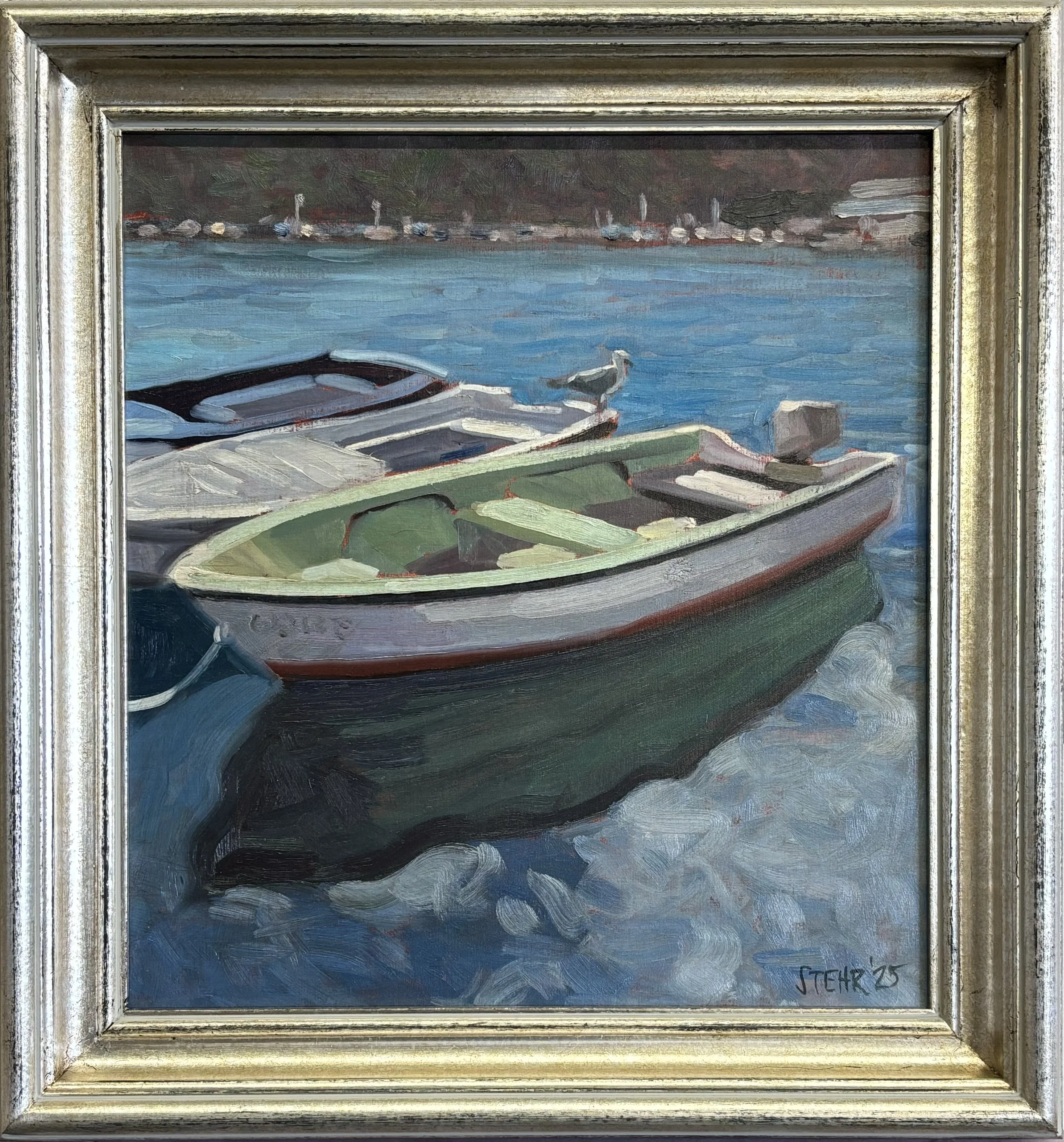 Boat and Seagull
15X16 including frame
$985 plus tax