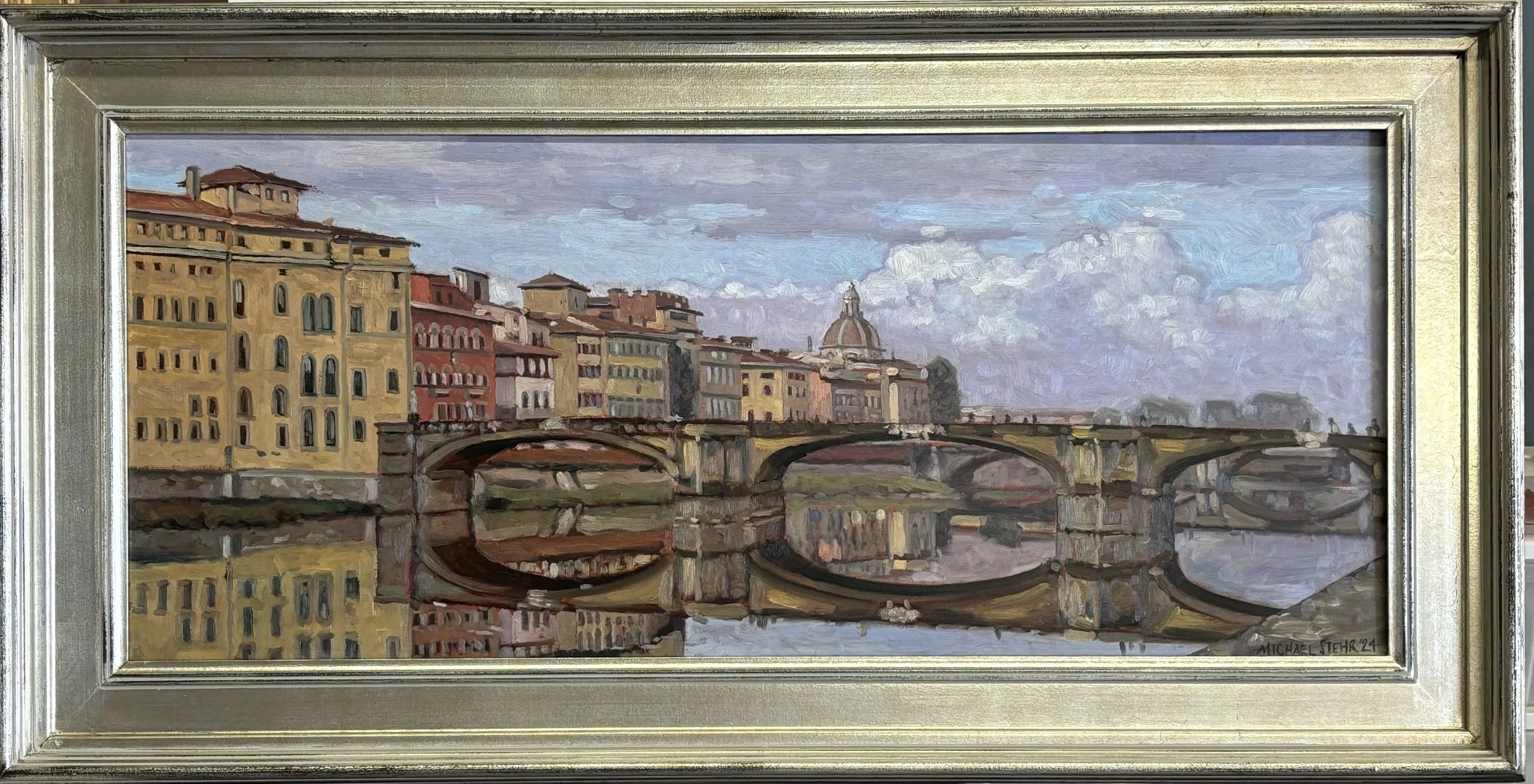 View of The Arno in Florence
20X39 including frame
$3850 plus tax