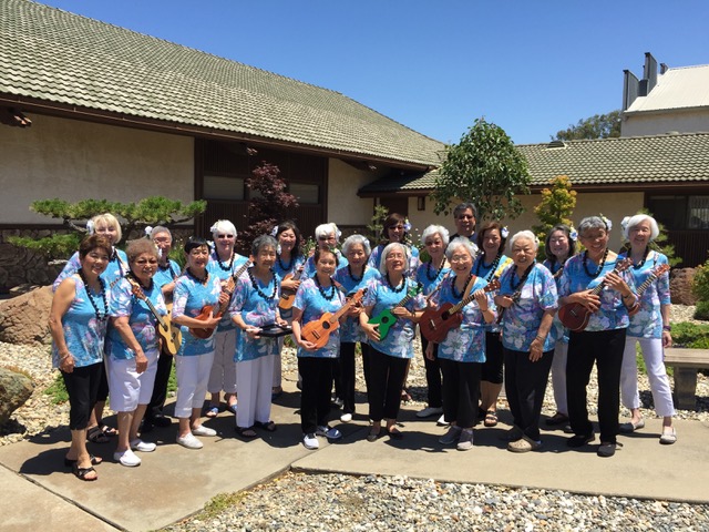 Hi Sherri, Just wanted to thank you again for generously helping us outfit our Sacramento Buddhist Women’s Association ukelele group——The Ukettes. Yesterday, we performed at a Sr. Luncheon at another church, and got many compliments for our songs and attire. Everytime we wear our Sherri shirts, it's a great addition for finishing off our performance look. Mahalo & Aloha from all the ladies (and our guitarist, Gary) Joan