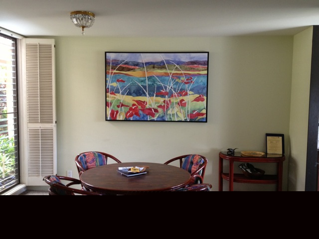 Anthurium by the Sea (canvas)