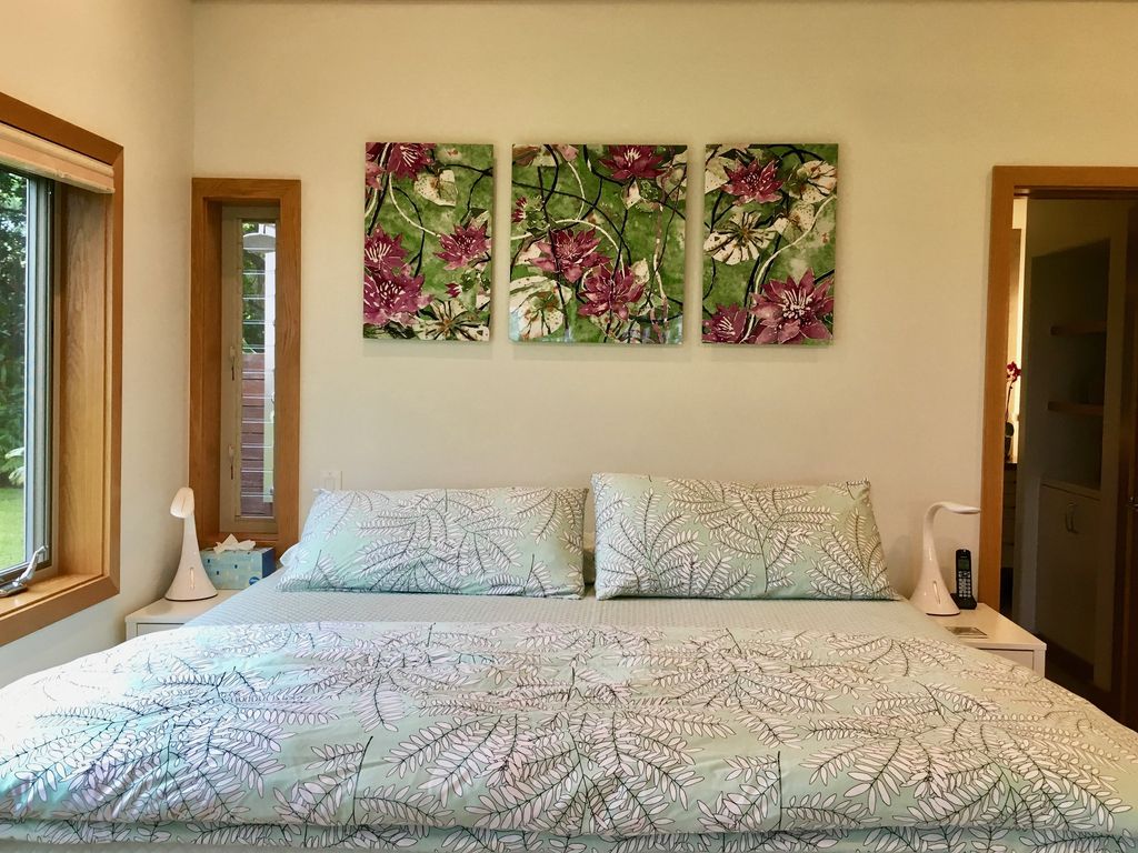 Orchid Water Lilies on Metal