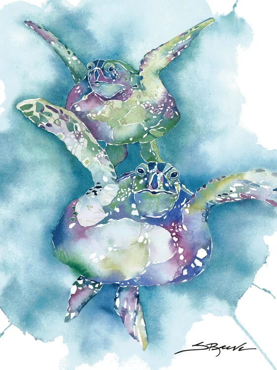 SR - Notecards - Graceful Passage Two Turtles - Front.jpg