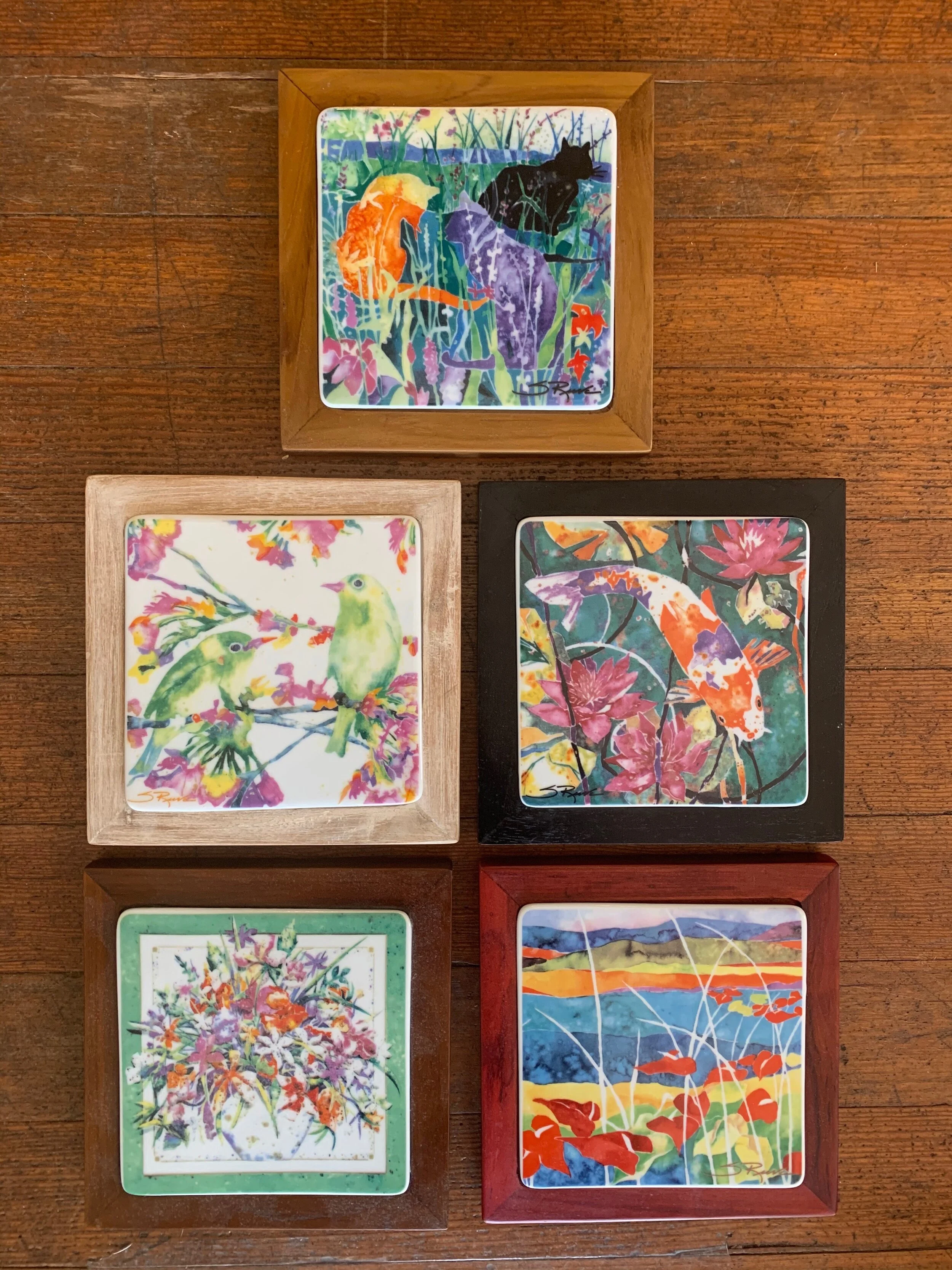 Teak Trivet Frames (for 6x6" trivets) — Sherri Reeve Gallery and Gifts