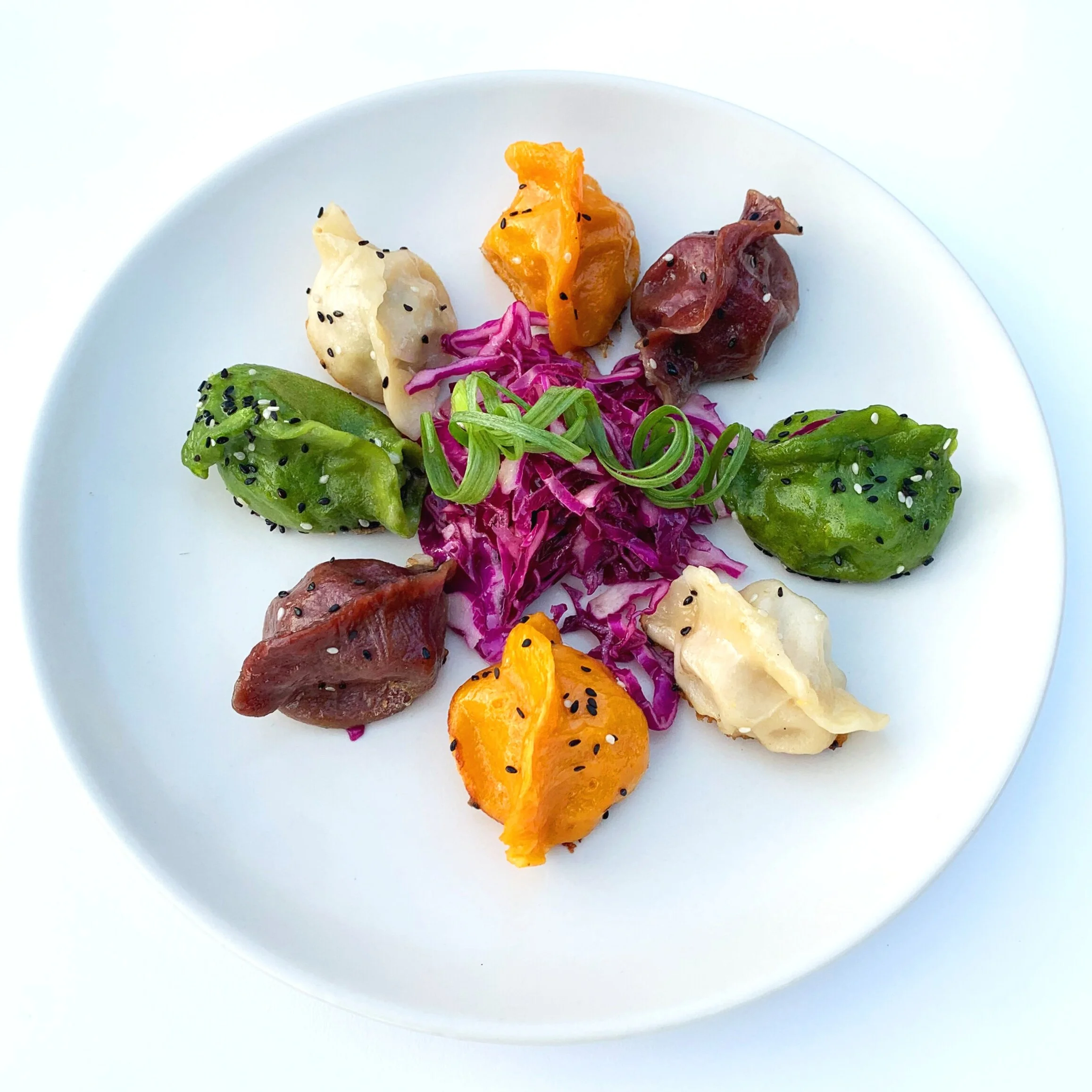 Frozen Rainbow Dumplings