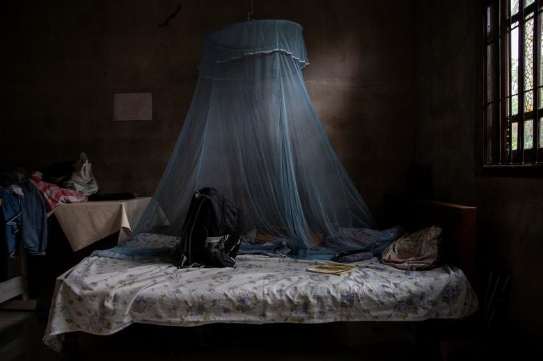 May 2019 A school bag of 14-year-old Wishmi, a student who was killed at St. Sebastian Church in Negombo during the Easter bombings in Sri Lanka..jpg