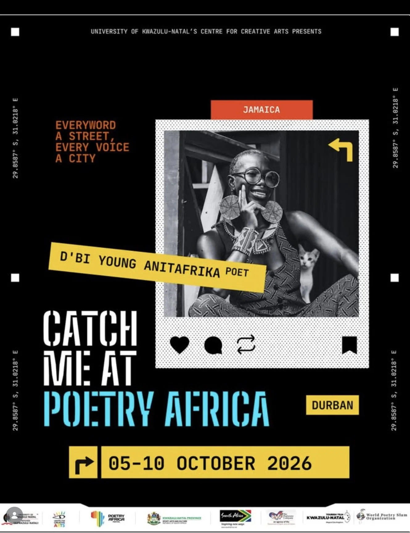 30th Poetry Afriica Festival Features Dr. d'bi.young anitafrika