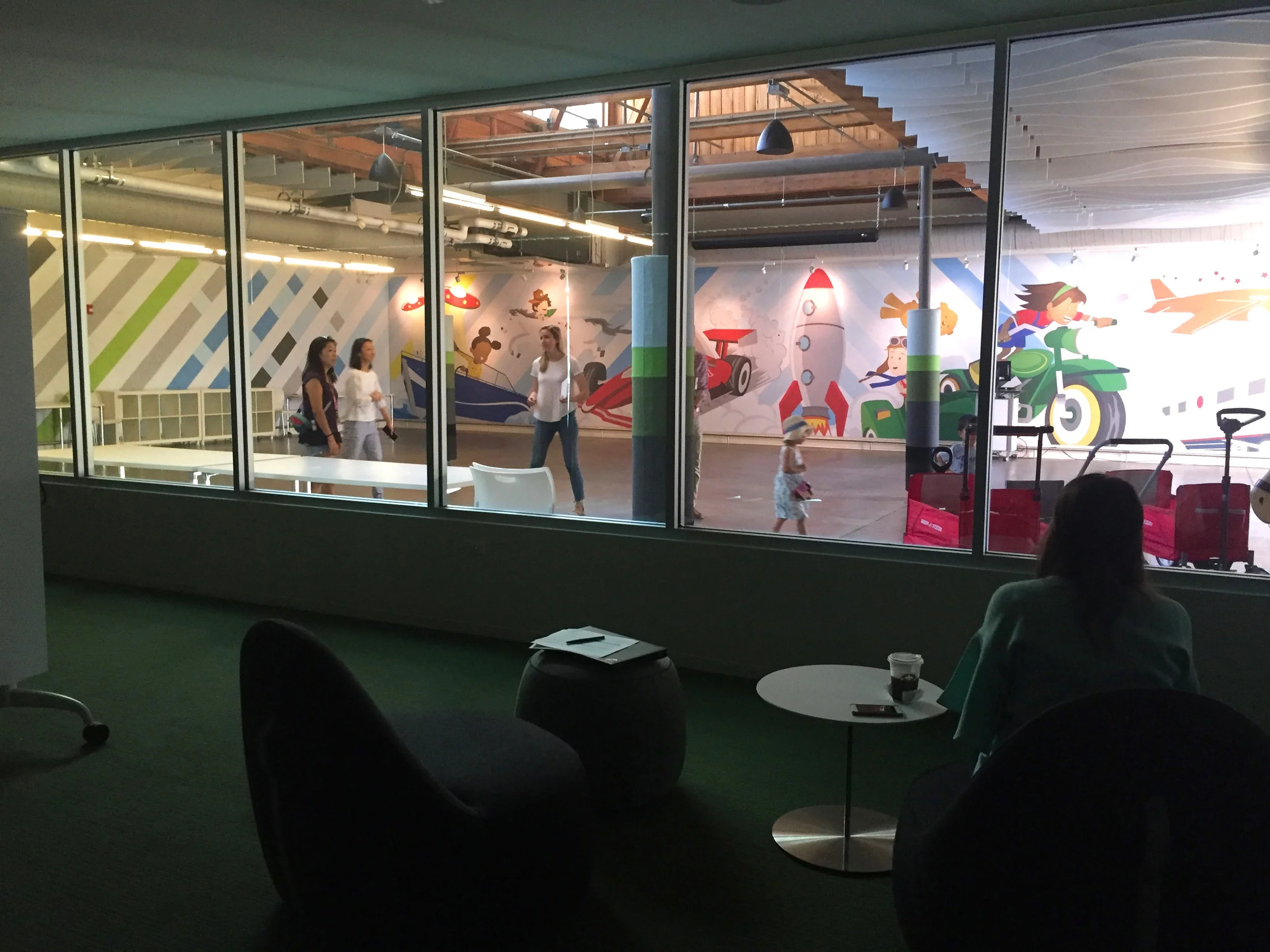 Observing users interact with prototypes at the Play Lab