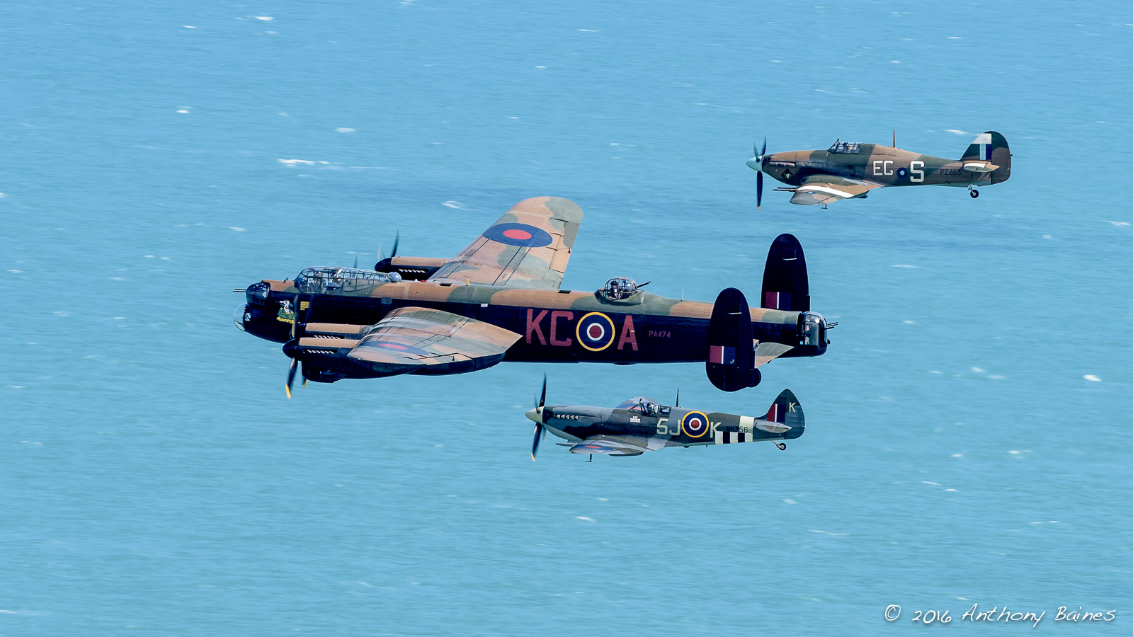 The Battle of Briatin Memorial Flight over the English Channel