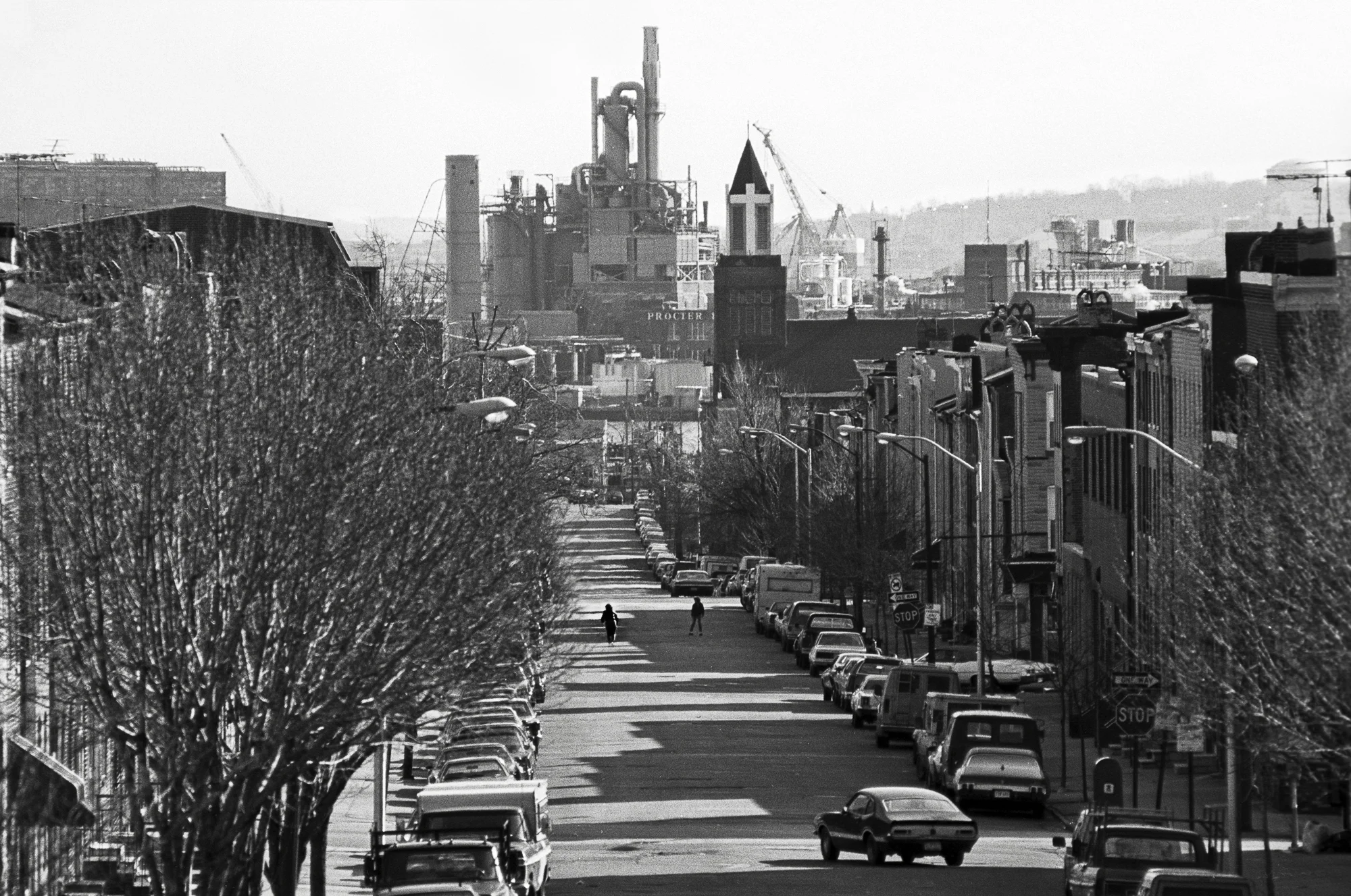 Baltimore, MD, Jan 1984. Olympus OM-2n and FP4.