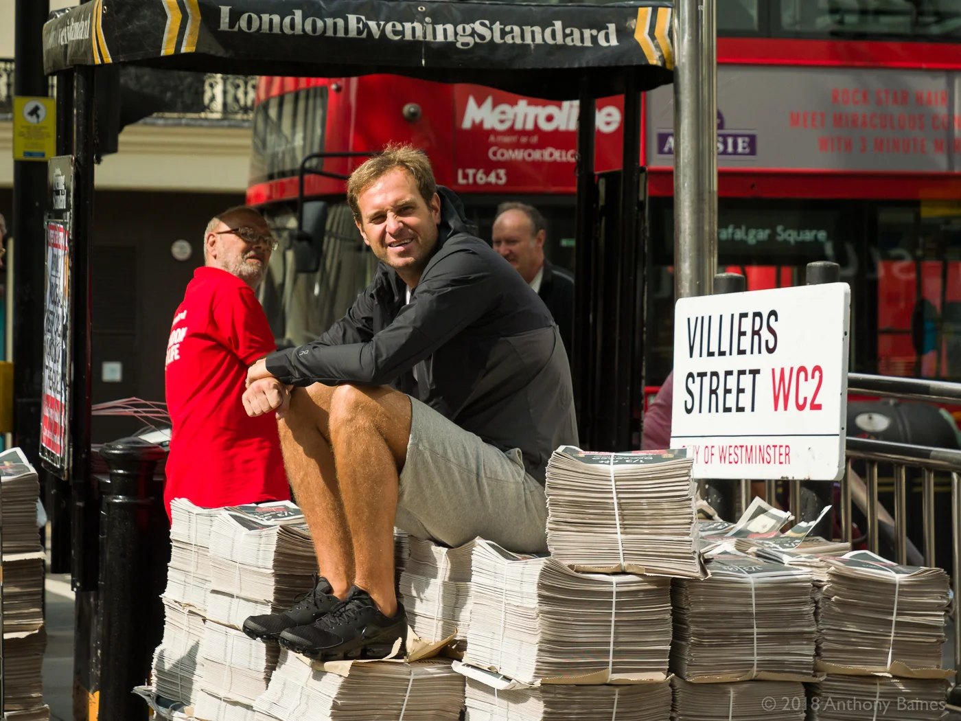 On the reading. Charing Cross.