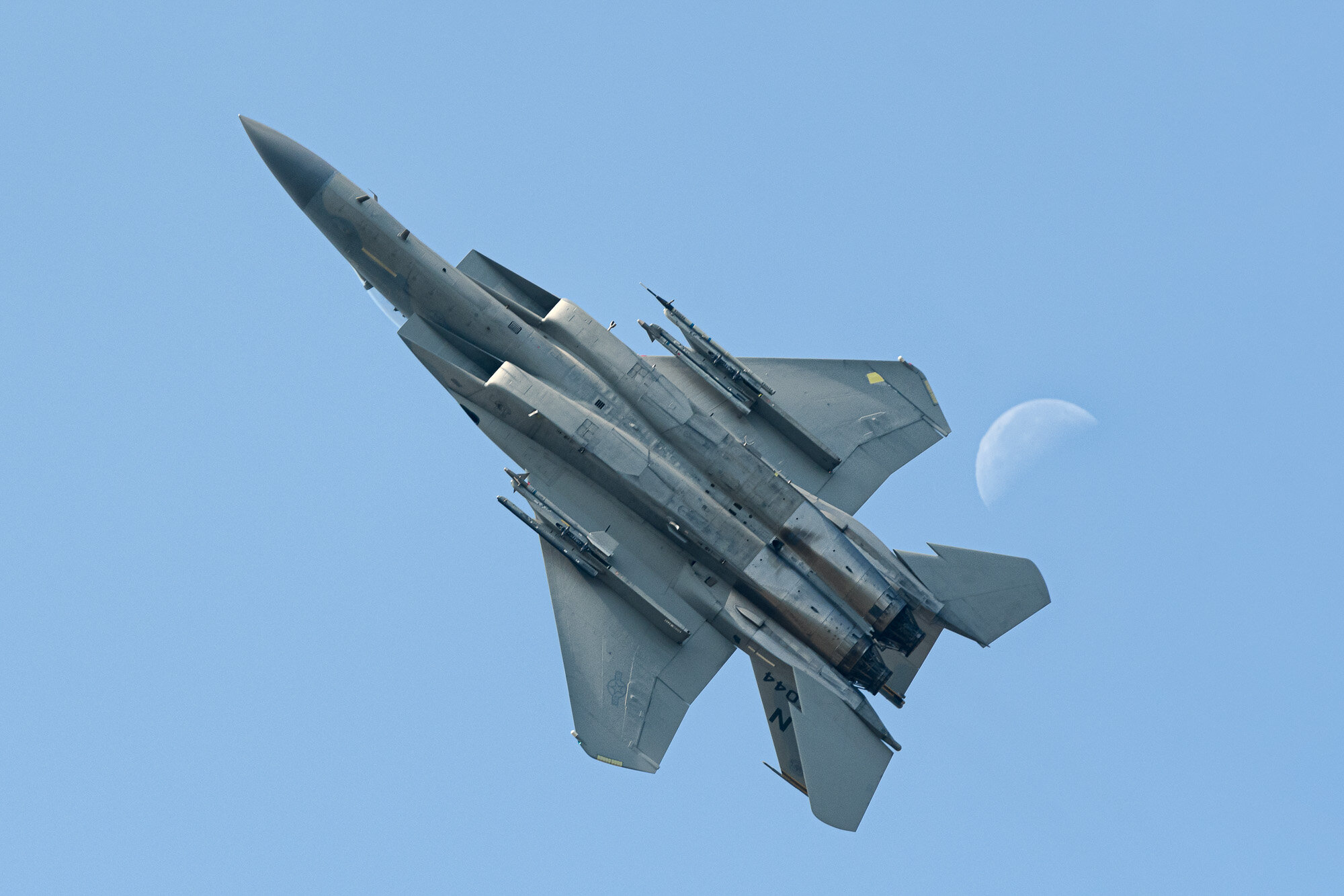 F-15D and the Moon