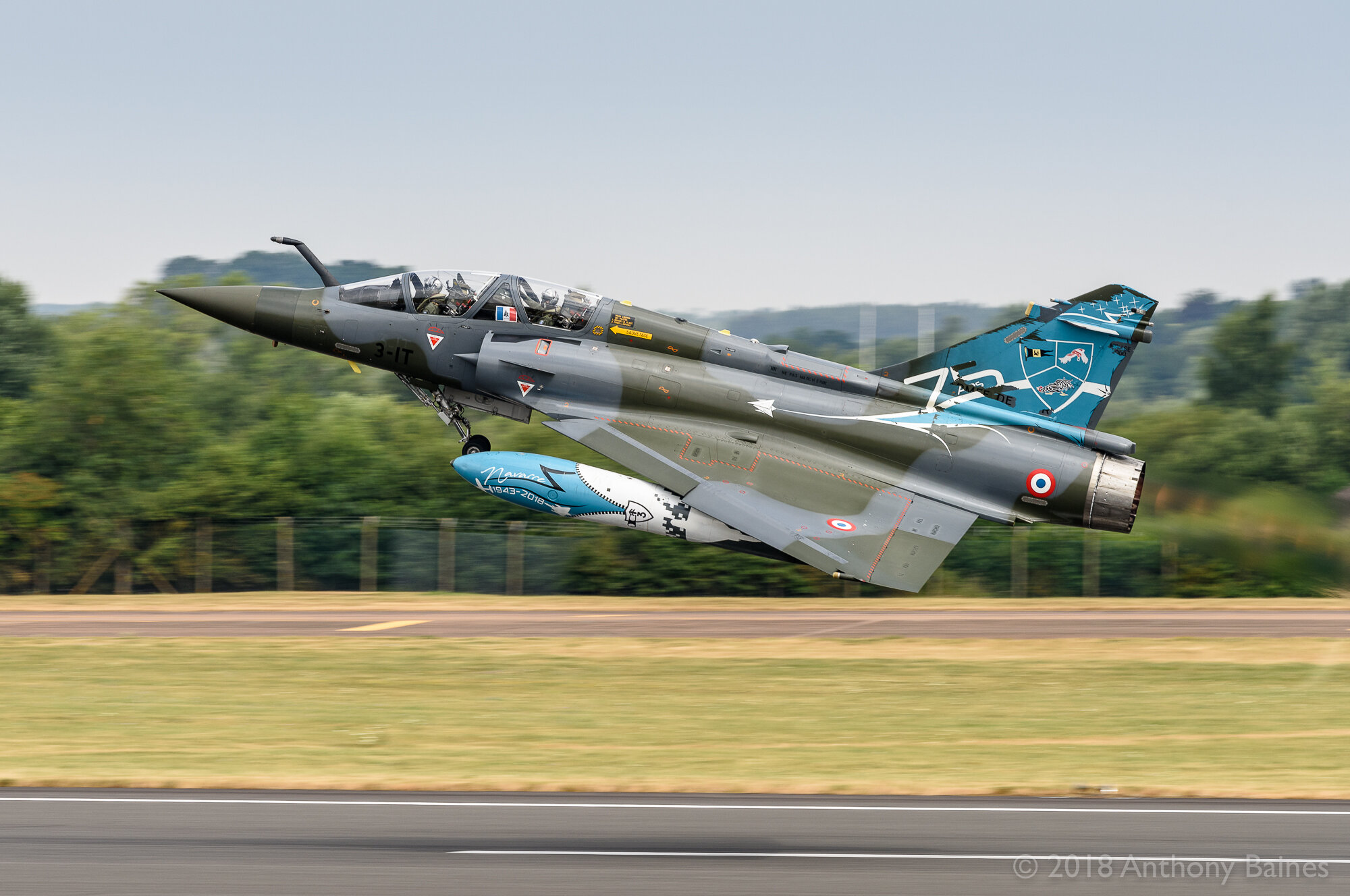 Mirage 2000 afternurner take-off