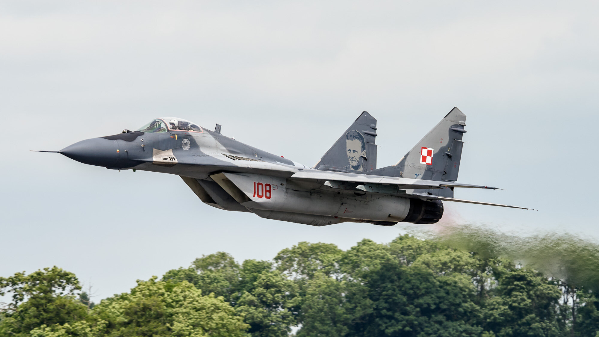  Polish Mig-29A Fulcrum 108 takes off 