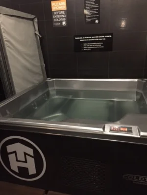 Tone House's cold soak tub. 