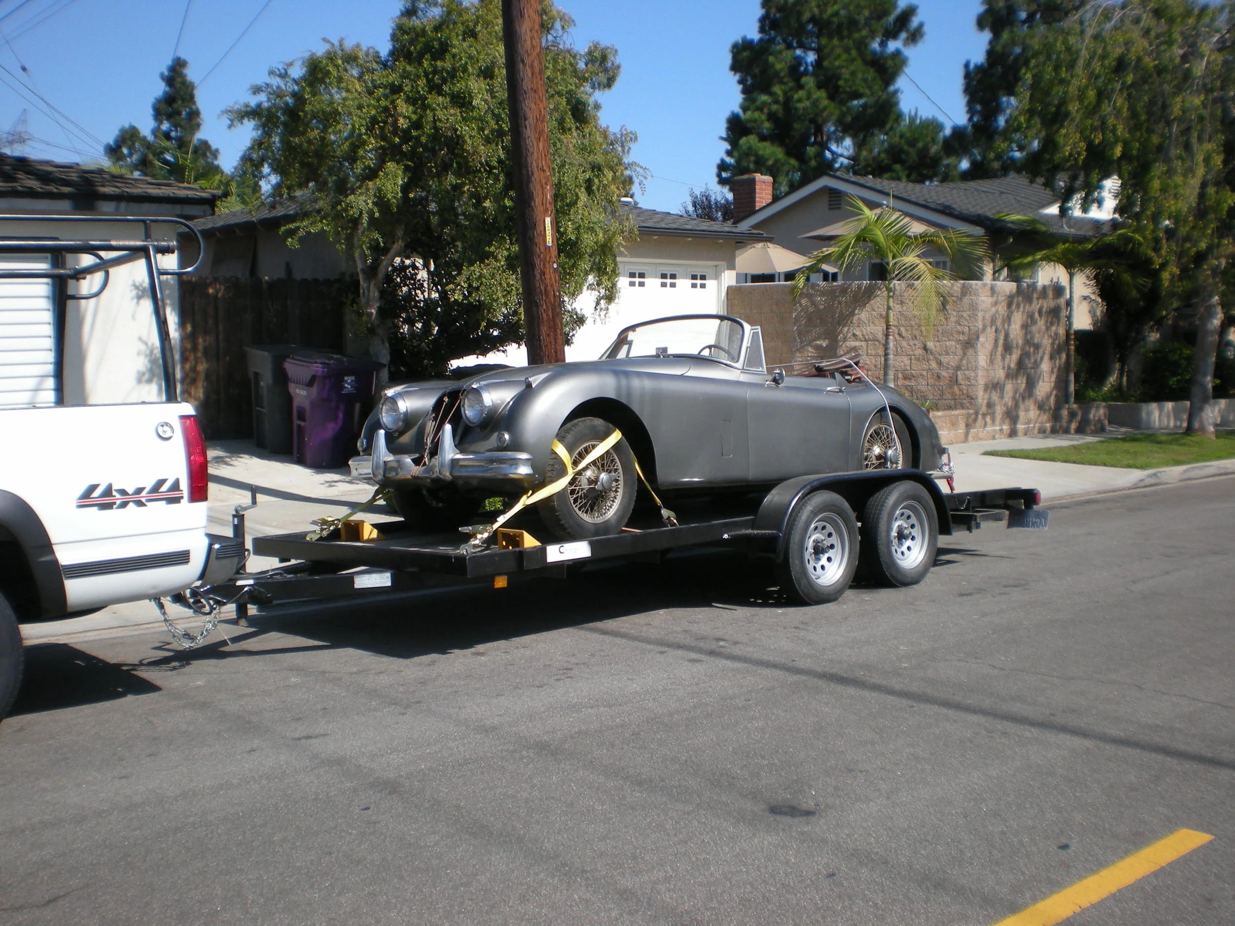 XK 150 LEAVES LONG BEACH