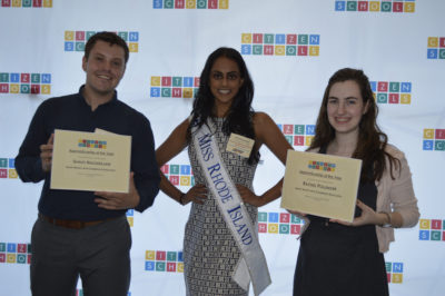 One of this year's PVSA winners was Shruti Nagarajan, the 2016 Miss Rhode Island!