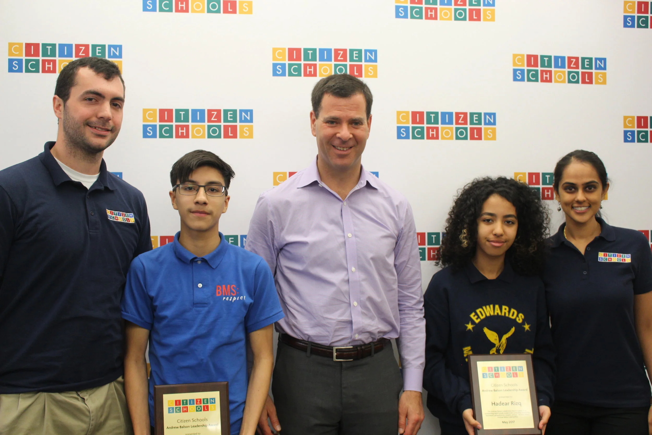 Four Boston Students Receive Citizen Schools Scholarship Awards