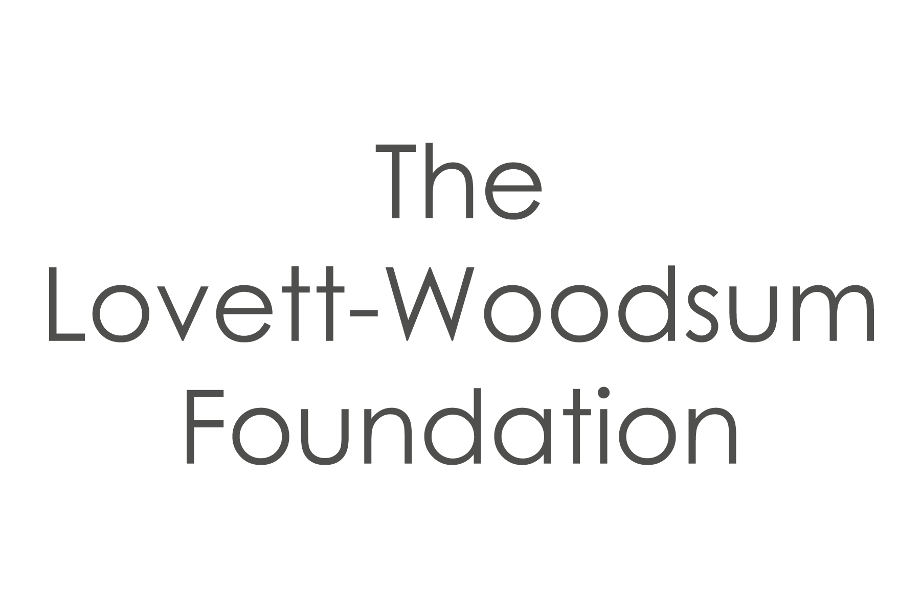 The Lovett-Woodsum Foundation