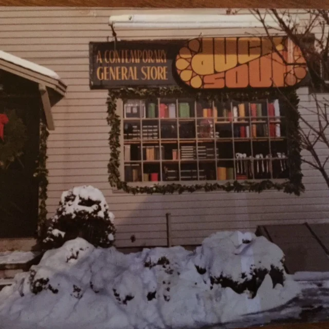  Here's the original 1971 storefront with the award-winning logo designed by Ralph Caputo. 