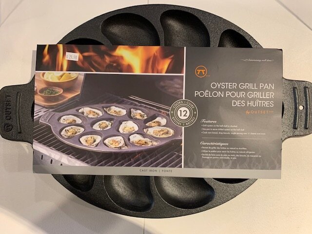 Cast Iron Oyster Grill Pan (MA sales tax included)