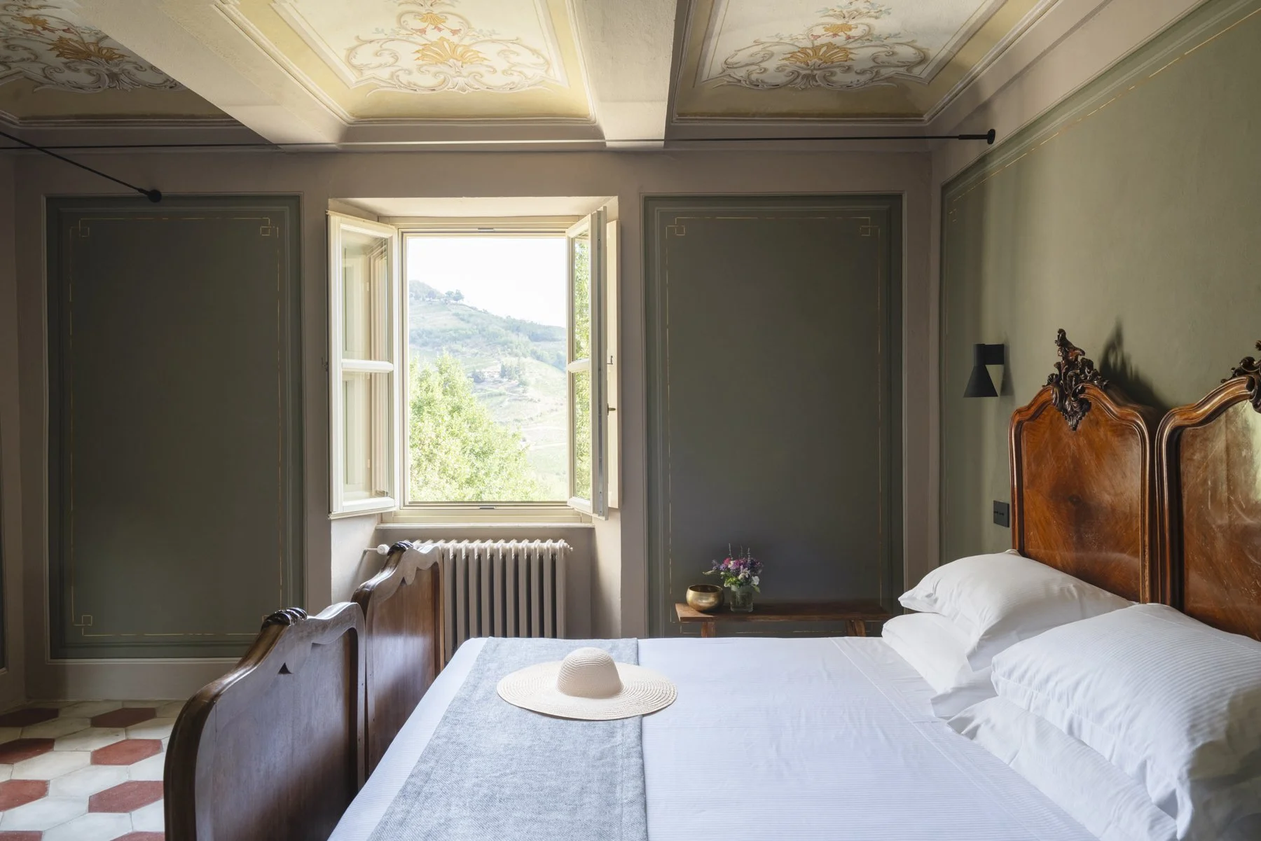One of the suites at the Vigne di Fagnano luxury retreat.