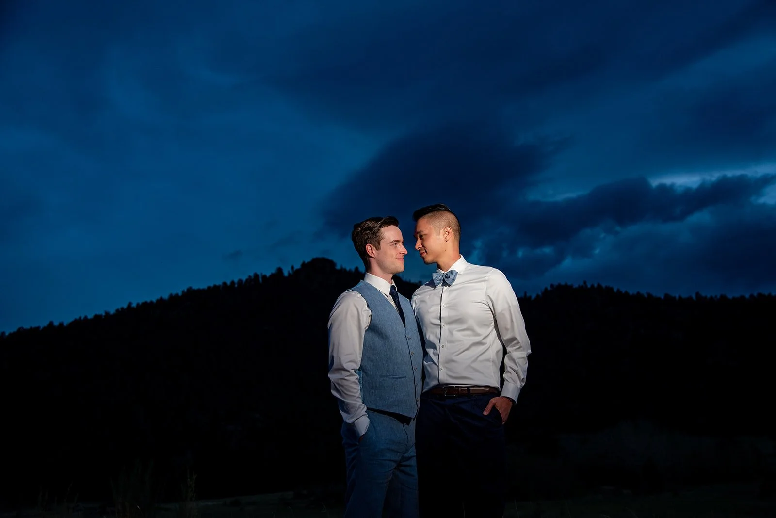 Summer outdoor Estes Park Wedding